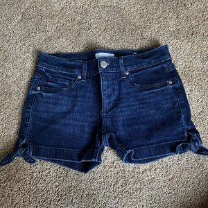 LOFT Dark Denim Shorts